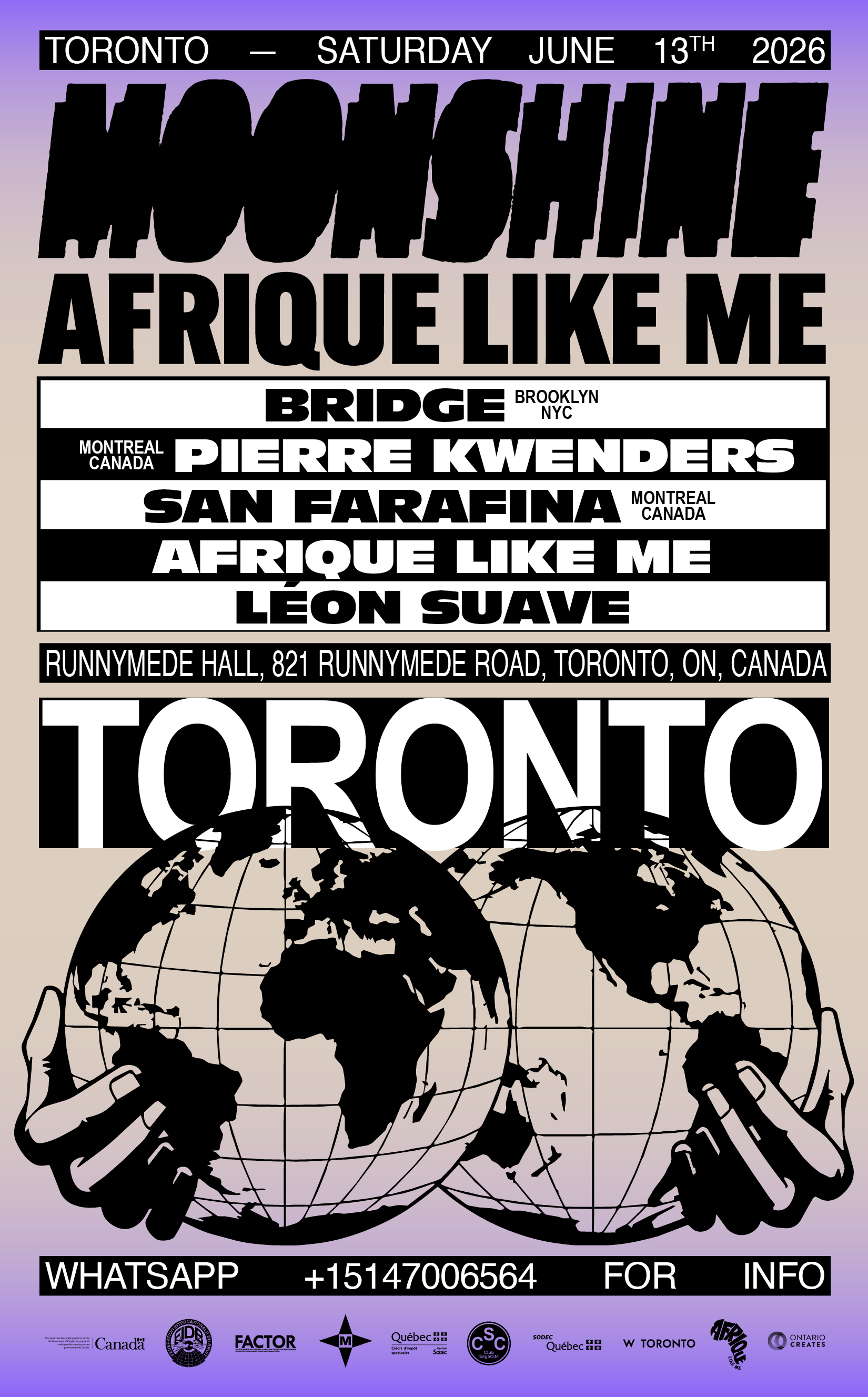 Moonshine x Afrique Like Me